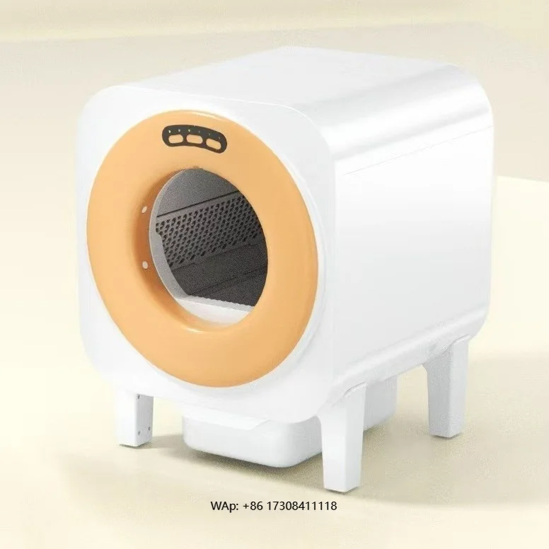 

Большая автоматическая электрическая лопата для умных домашних животных, бассейн для кошек, брызгозащищенный, легко чистящийся, полипропиленовый пластик