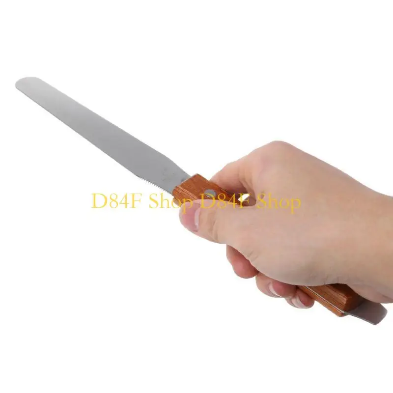 D84F 스테인레스 스틸 잉크 페인트 접착제 혼합 칼 그리기 주걱 긁힌 자국 질감 스크랩