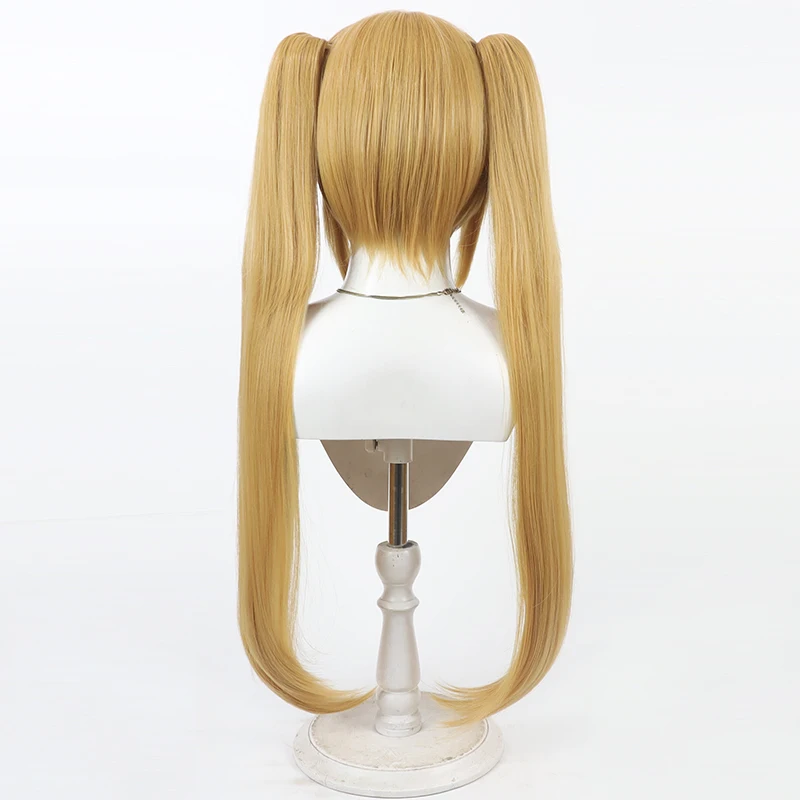 วิกผมสังเคราะห์ ซึมุกิ เวนเดอร์ส คอสเพลย์ วิกผม ซัมเมอร์ พ็อกเก็ตส์ ซึมุกิ เวนเดอร์ส วิกผมหางม้าสีบลอนด์ยาว 80 ซม. ทนความร้อน