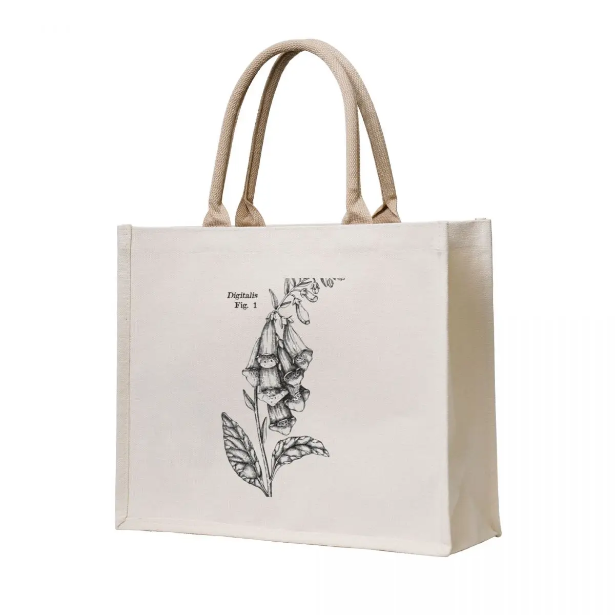 

Foxglove Tote Bag large tote bag Cloth bag Large bags for women