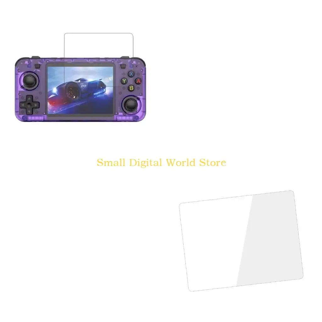 77UB Clear Tempered Glass Protector For BOYHOM R36H Handheld Game Console Easy Apply