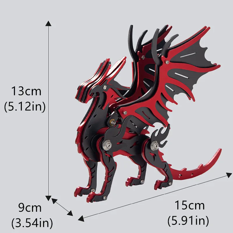 MOKR Mo Yi طويل ثلاثية الأبعاد بازل قطع معدنية لعبة أطفال لتقوم بها بنفسك تجميع نموذج عيد الميلاد السنة الجديدة هدية عيد ميلاد التعليم التدريب