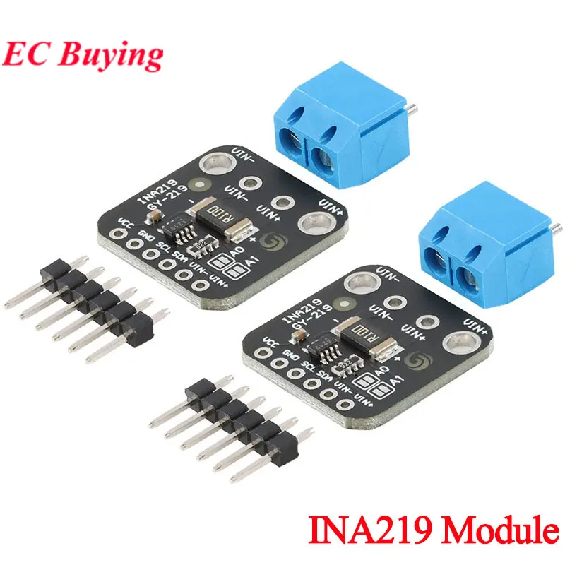 2Pcs/1pc GY-219 INA219 Current Sensor Module Power Supply Breakout Board GY219 I2C interface For Arduino Electronic PCB DIY