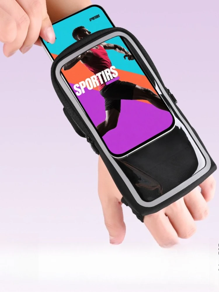 AliExpress Haissky Wristband Bag For iPhone 17 16 15 14 Pro Max Air Plus Samsung Xiaomi Outdoor Sports Cycling Touch Screen Armbands Pouch