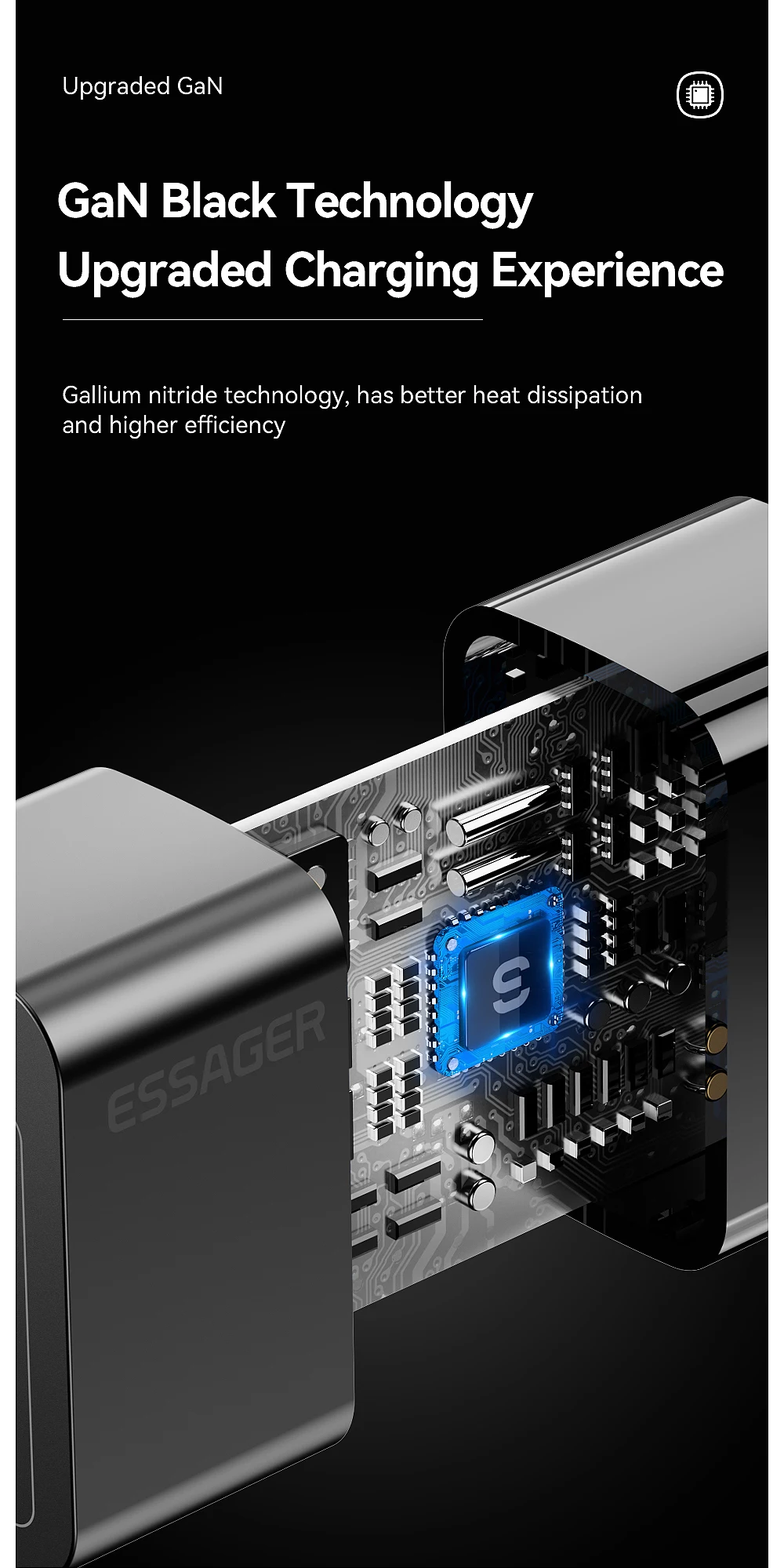 Essager USB Typ C Schnelle Ladegerät 33W QC PD 3,0 Dual Port Mini Tragbare Adapter Für IPhone 14 13 12 IPad Xiaomi Schnelle Wand Ladegeräte – Detail 5