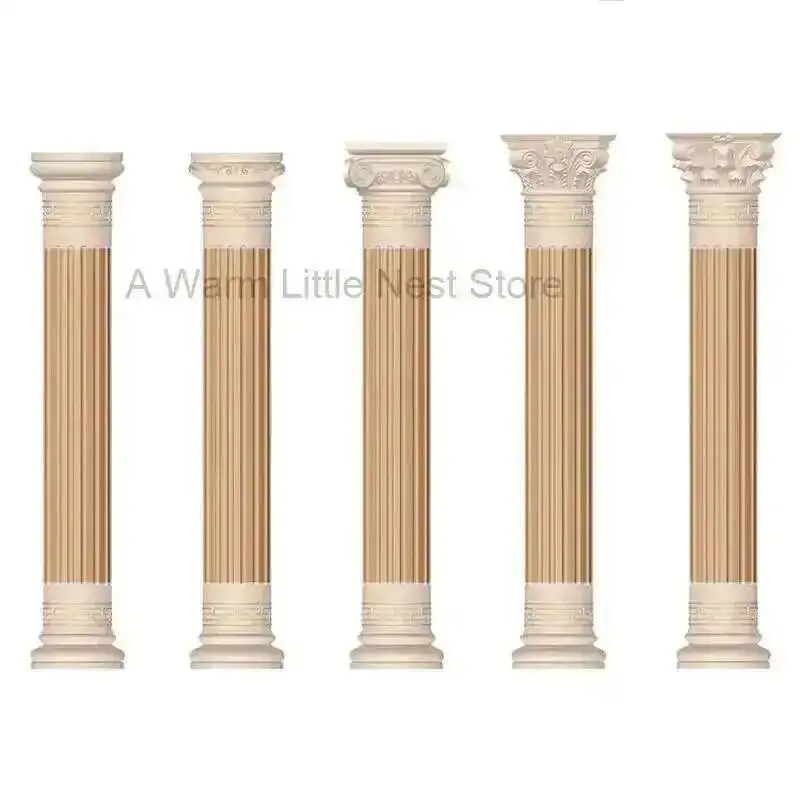 

Форма для колонн Roman Thickened Column Body Mold: Декоративный строительный шаблон для заливки цементом на месте, для вилл, ворот и колонн.