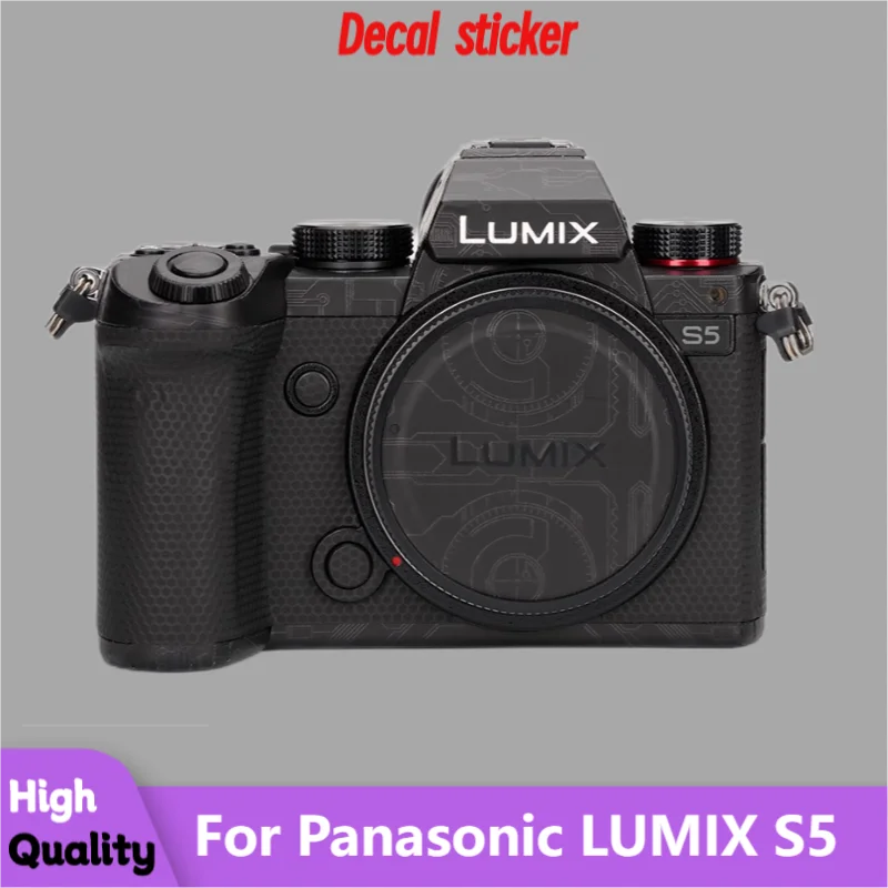 

For Panasonic LUMIX S5 Anti-Scratch Camera Lens Sticker Coat Wrap Protective Film Body Protector Skin Cover