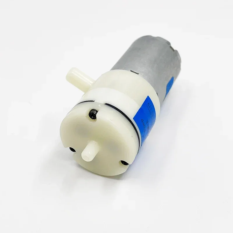 DC 12V Micro 370 Motor Air Pump Double Hole Silent Vacuum Pump Diaphragm Pump Oxygenation Air Pump Sucker Negative Pressure Pump