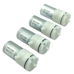 3.7V 6V 12V Small Mini 370 Motor Diaphragm Air Pump Vacuum Pump Negative Pressure Suction  Breast Pump Inflator Aquarium DIY