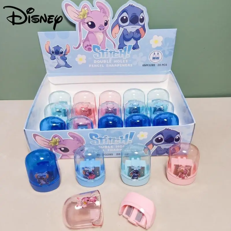 disney stitch anime pencil sharpeners estudantes afiando ferramentas papelaria infantil material escolar atacado lilo stitch 20 pcs 01