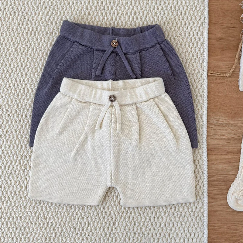 ربيع جديد 2026 0-3 سنوات طفل رضيع فتاة الفتيان الحياكة السراويل الوليد طفل الفتيان الفتيات السراويل الاطفال بلون محبوك السراويل #1