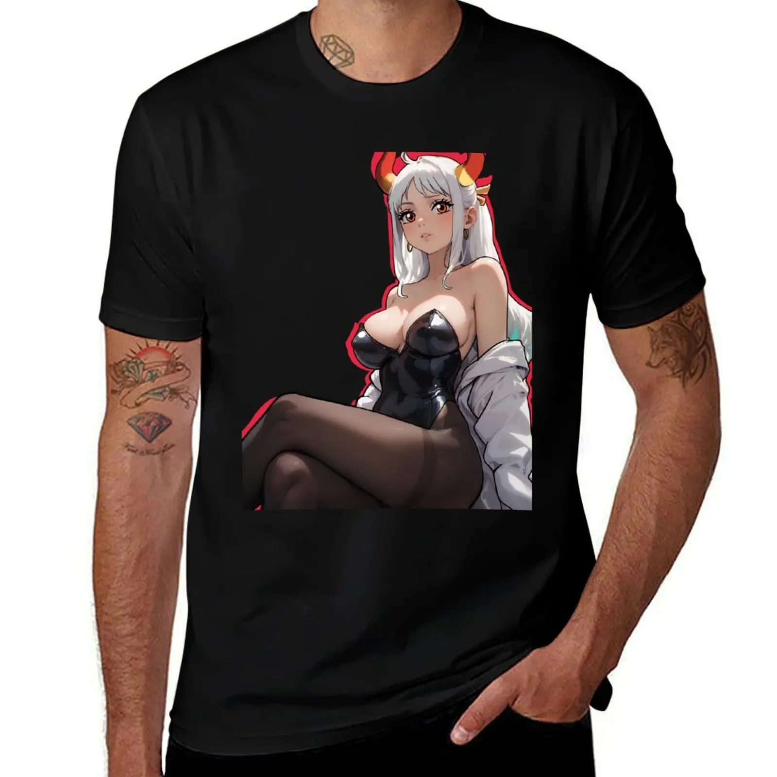 

Bunny Girl Yamato T-Shirt vintage t shirts Aesthetic clothing tees sweat slim fit t shirts for men