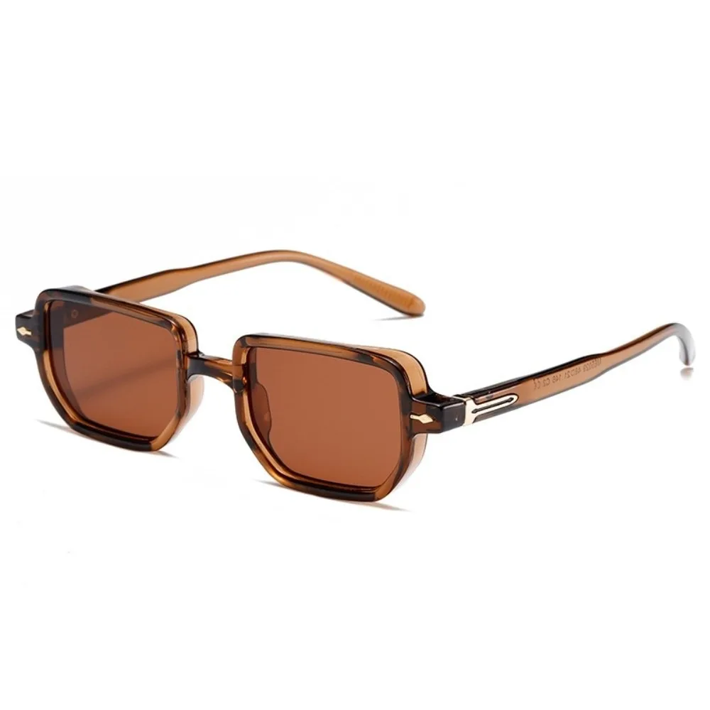 

Personalized Small Frame Square Frame Glasses Punk Lightweight Sun Glasses UV Protection Multicolor UV400 Eyewear Student