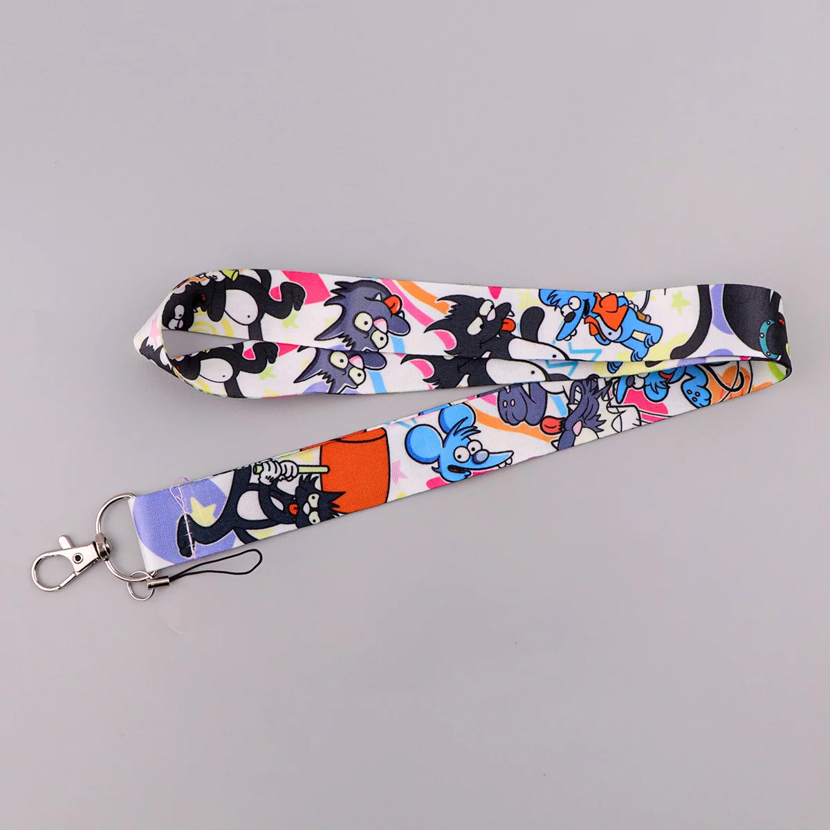 

Funny Cartoon Cat and Mouse Lanyards for MP3 Badge Keychain Holder Neck Strap For School ID Card Hanging Rope Phone Accessories