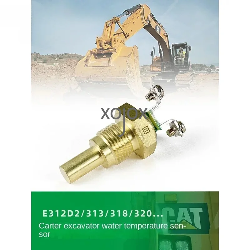 XOJOX For Caterpillar water temperature sensor 312/313D2GC/318/320C/E330B alarm excavator accessories