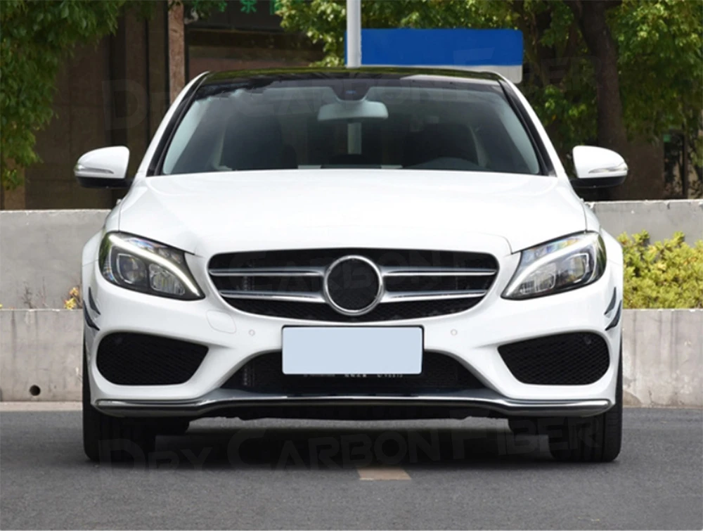 JIACHE Carbon Fiber Universal Front Bumper Lip Spoiler Splitter Air Knife Canards for Benz A B C E S Class W205 W212 W218 view 3