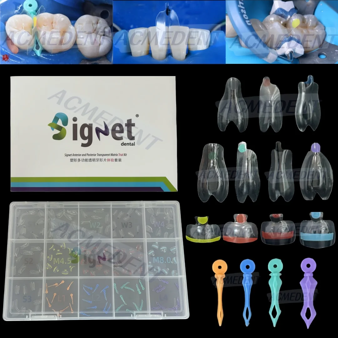 

1Box Dental Clear Matrix Diastema BT Black Triangle Matrices Wedges Similar with BioClear Matrice Fits BioClear