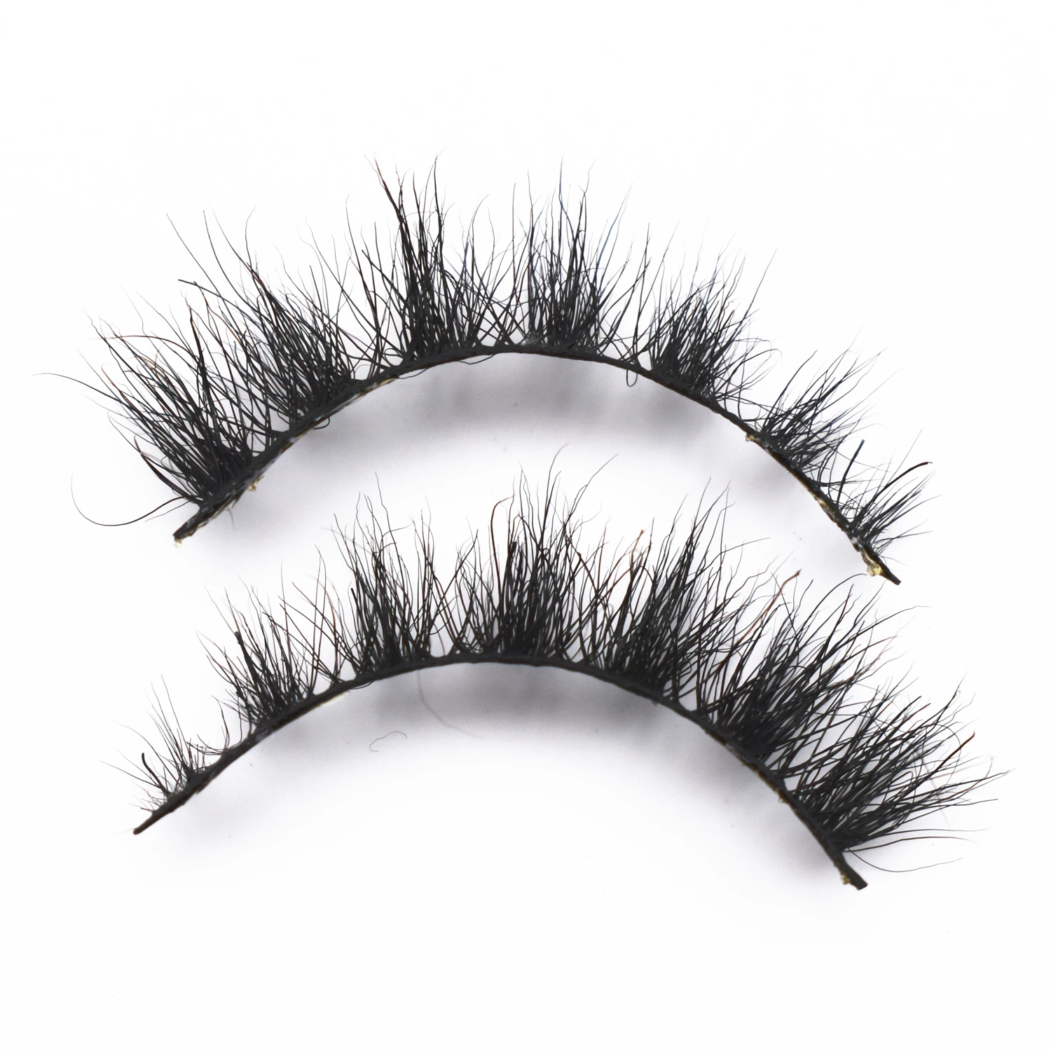 M52 False Lashes 3D Mink Eyelashes Cruelty-Free Natural Long Full Strip Lashes Soft Lengthening Curl Mink Lashes Makeup Eyelash