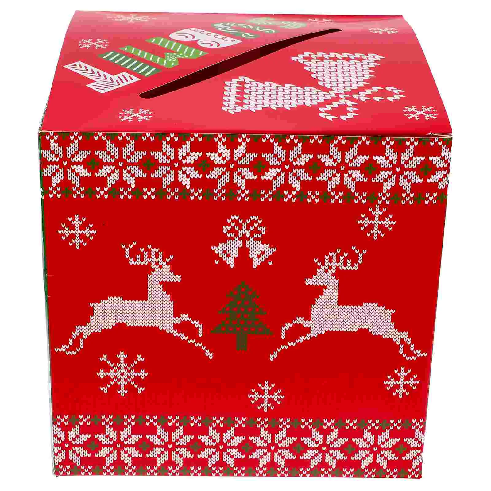 Christmas Ballot Box Containers for Raffle Tickets Venue Setting Props Boxes Raffles Paper