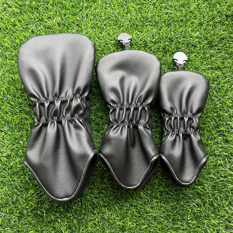 Golf Club #1 #3 #5 Wood Headcovers Driver Fairway Woods Cover PU Leather High quality Putter Head Covers sportst