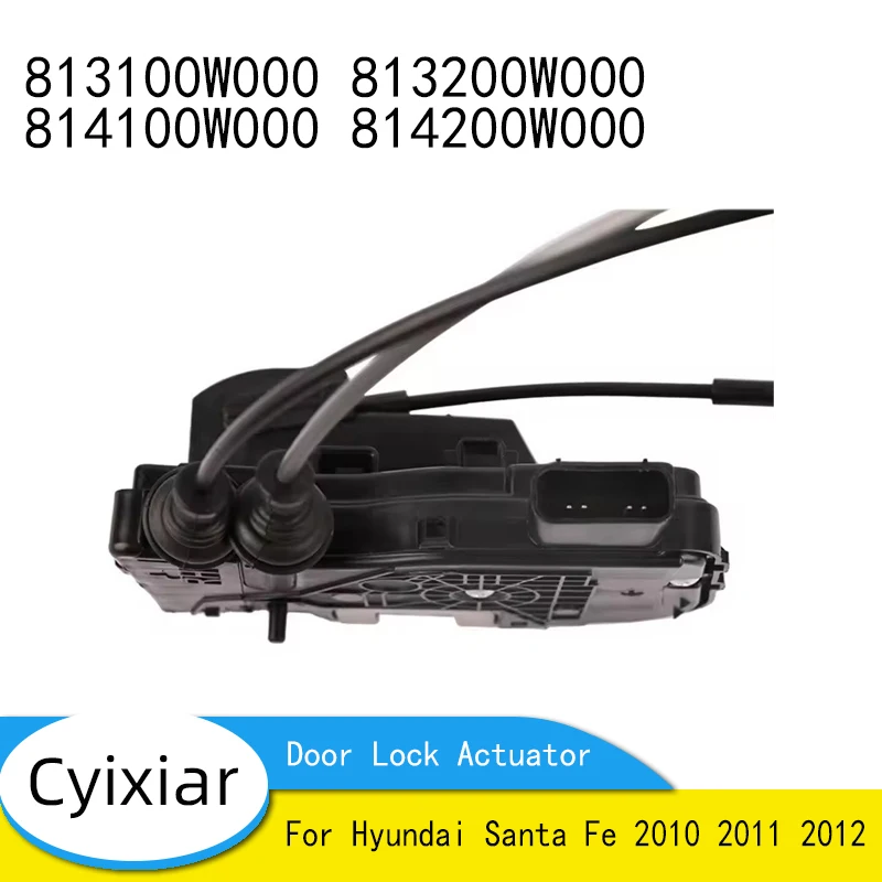 

Новый 813100W000 813200W000 814100W000 814200W000 Привод замка передней задней левой и правой двери для Hyundai Santa Fe 2010 2011 2012