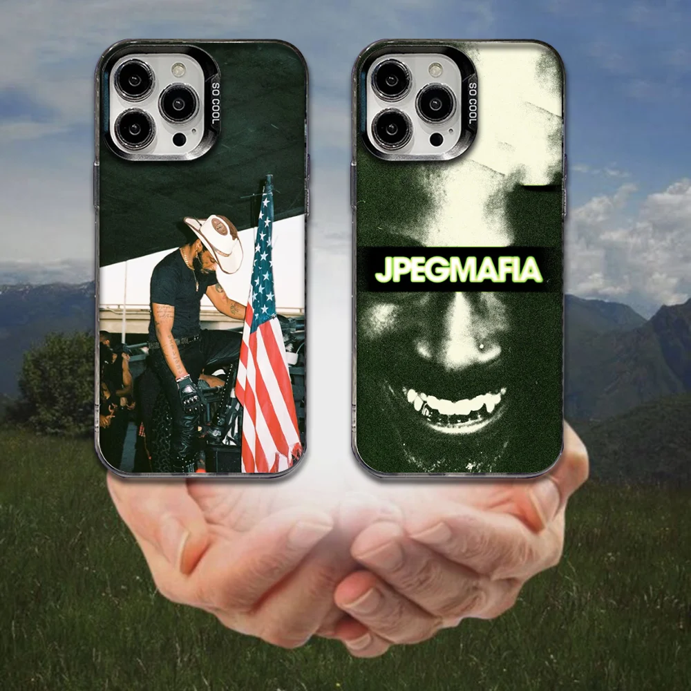 

Rapper Jpegmafia Phone Case For iPhone 16,15,14,13,12,11,8,7,Pro,Max,Plus,Mini,XS,SE Anti Fall Black Matte Hard
