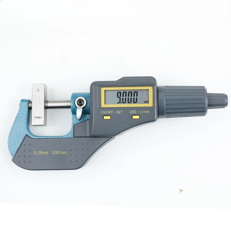 High precision digital micrometer with outer diameter 0-25mm spiral micrometer