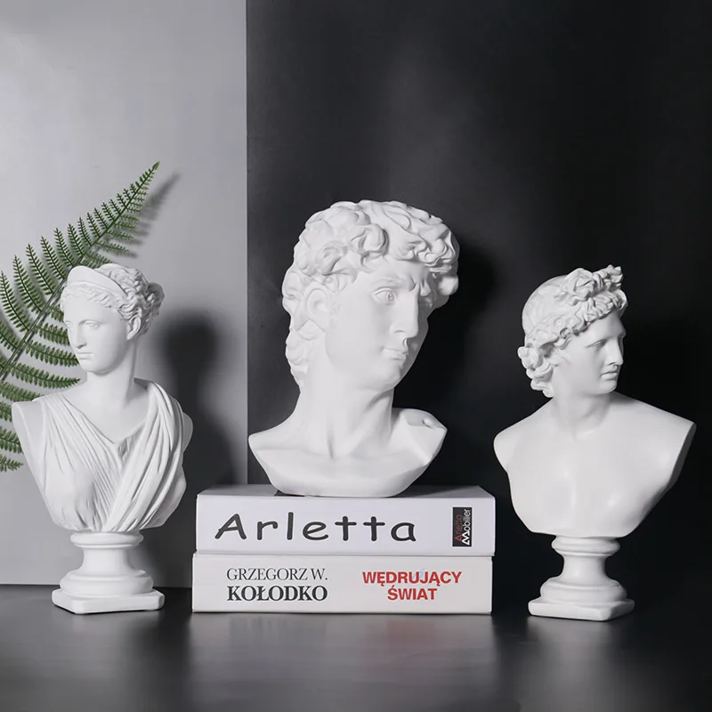 Creative David Avatar Greek Mythology Venus Resin Statue Home Figure Sculpture Bookshelf Decorative Art Sketching Props