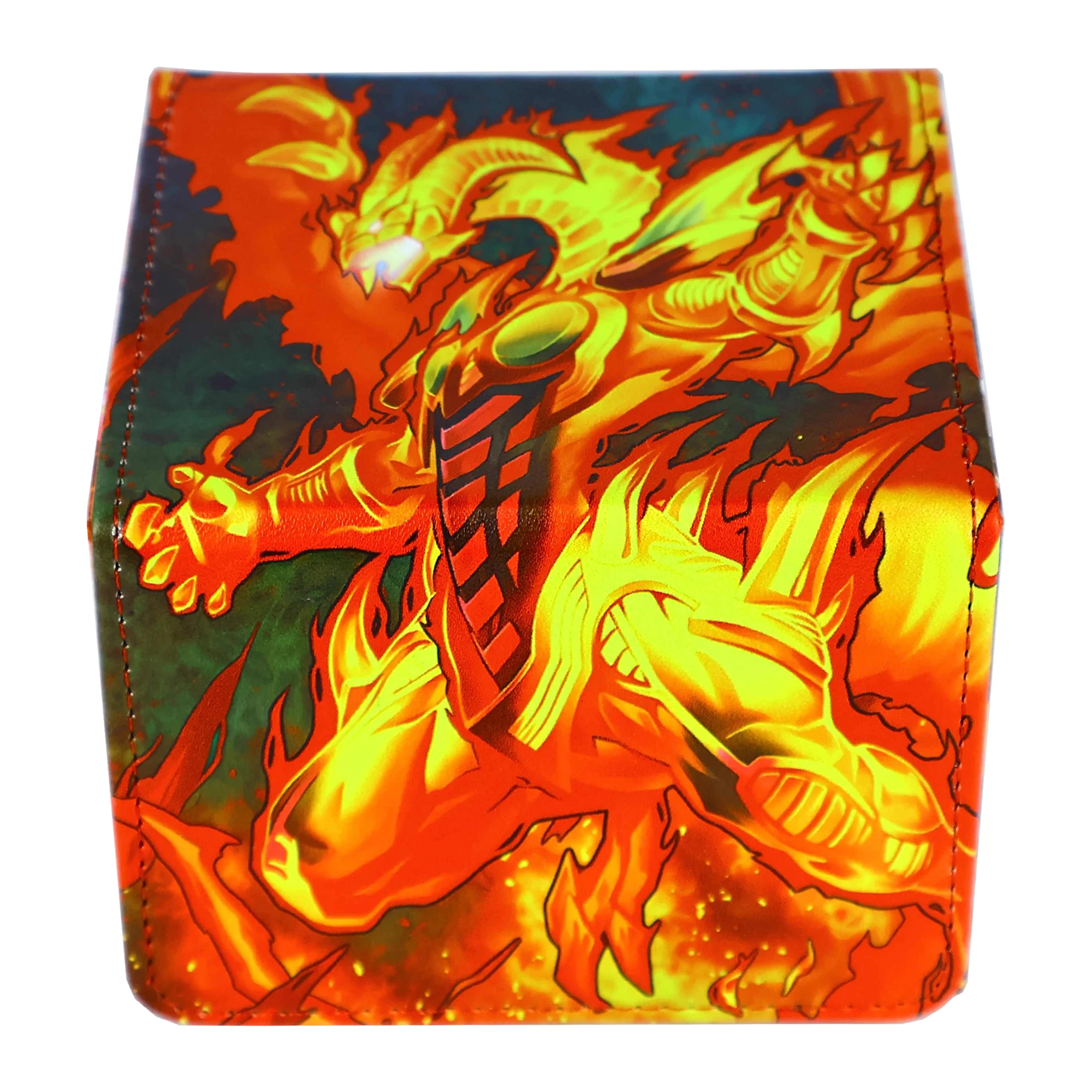 

Сделай сам Ю-Ги-О! Red Dragon Archfiend/assault Mode Коробка для хранения карт Opcg Ptcg Ws Ygo Кожаная коробка для хранения магнитных карт Аниме Подарок