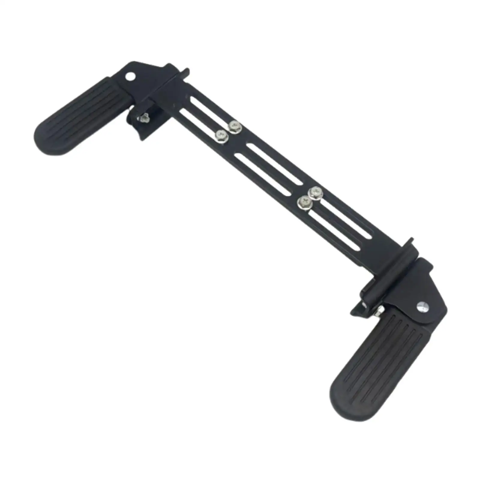 Electric Bike Front Footrest Footboard Spare Parts Easy to Install Anti Slip Retractable Universal Foot Rest Front Pedal