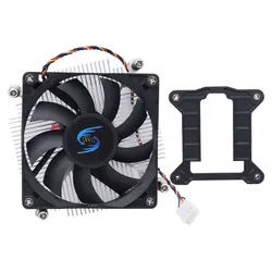 27mm ultra-thin CPU Cooler HTPC thin itx all-in-one radiator 1U server Intel 115X 1155/1156 PWM CPU fan