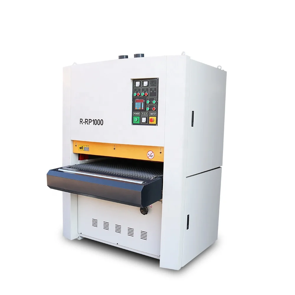 High quality R-RP1000 wood sander for sale Broadband drum sander with high efficiency motor woodworking
