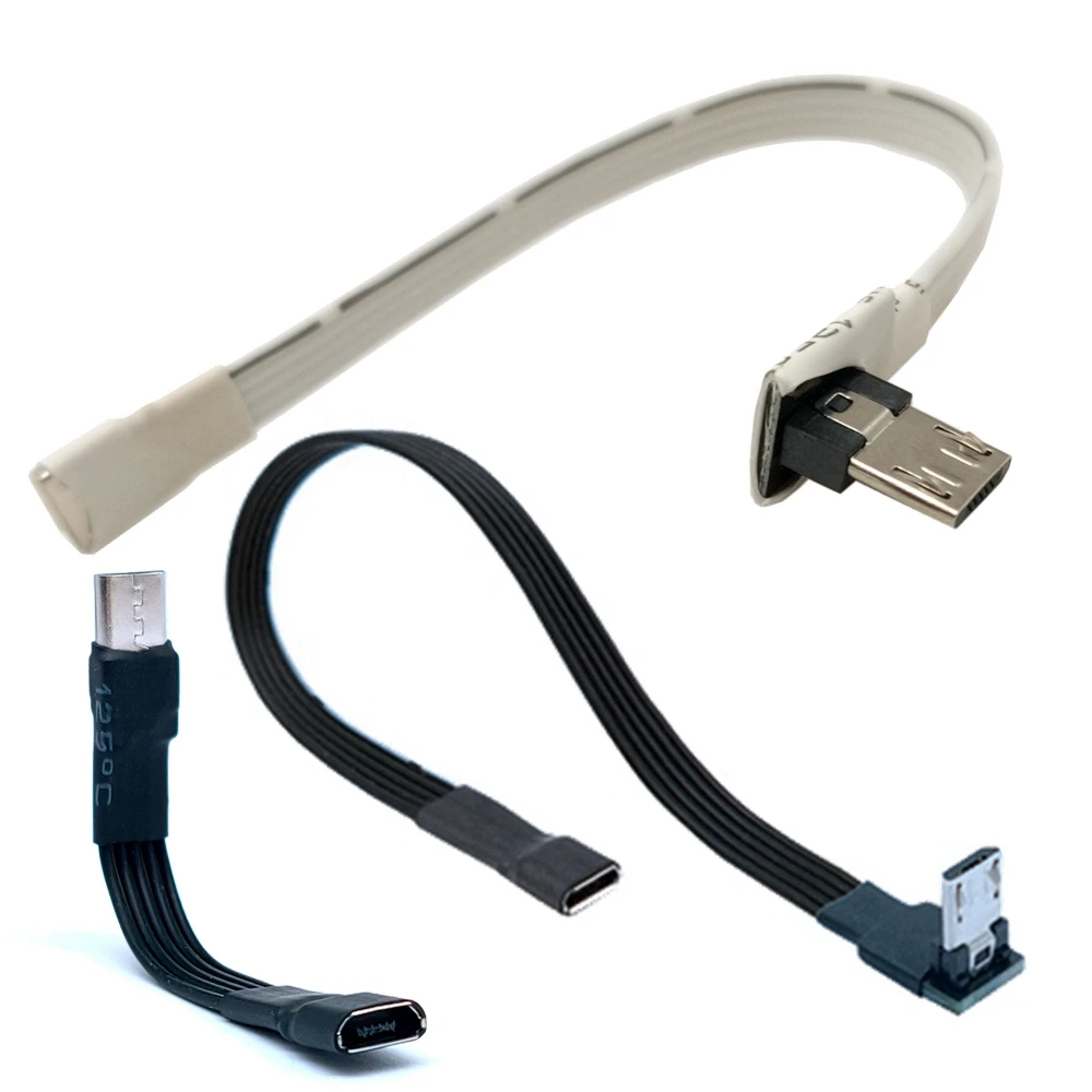 Kết Nối Đầy Đủ 5Pin Micro USB Nam Đến Nữ USB 2.0 Ngắn Dữ Liệu Sạc OTG Chuyển Đổi Cáp Mở Rộng Bộ 10Cm 20Cm