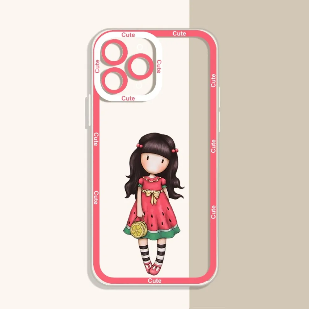 Lovely S-Santoro G-Gorjuss Phone Case For IPhone 12 11 13 14 Pro Max XR XS Max X SE2020 7 8 Plus Case