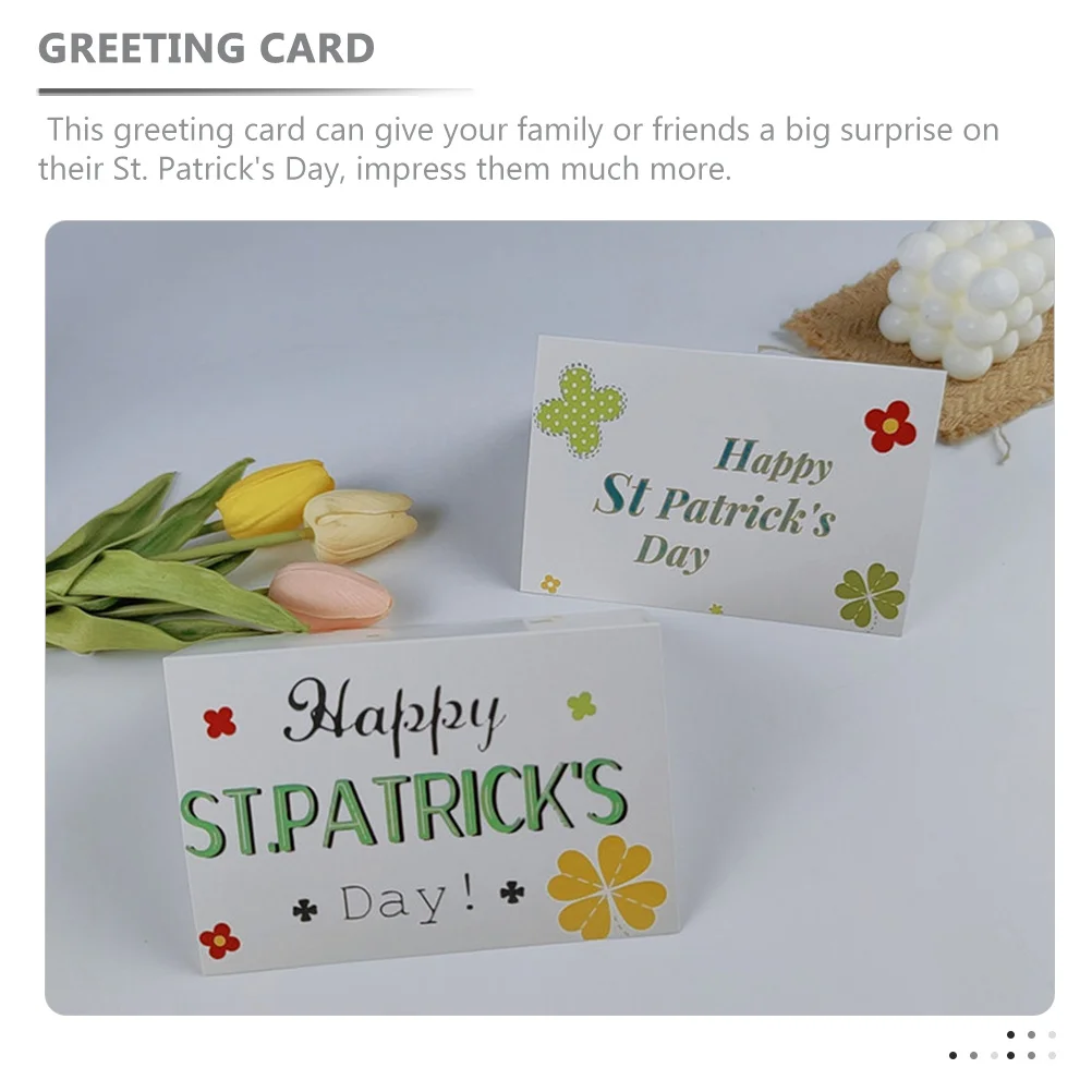 

BUTIFULSIC 1 Set Winter Cards St Patrick Day Birthday Blessing Postcard Message Paper