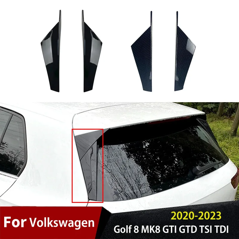 

MK8 GTI GTD TSI TDI 2020-2023 For Volkswagen VW Golf 8 Rear Window Side Spoiler Accessories Spoilers Canards Splitter BodyKits