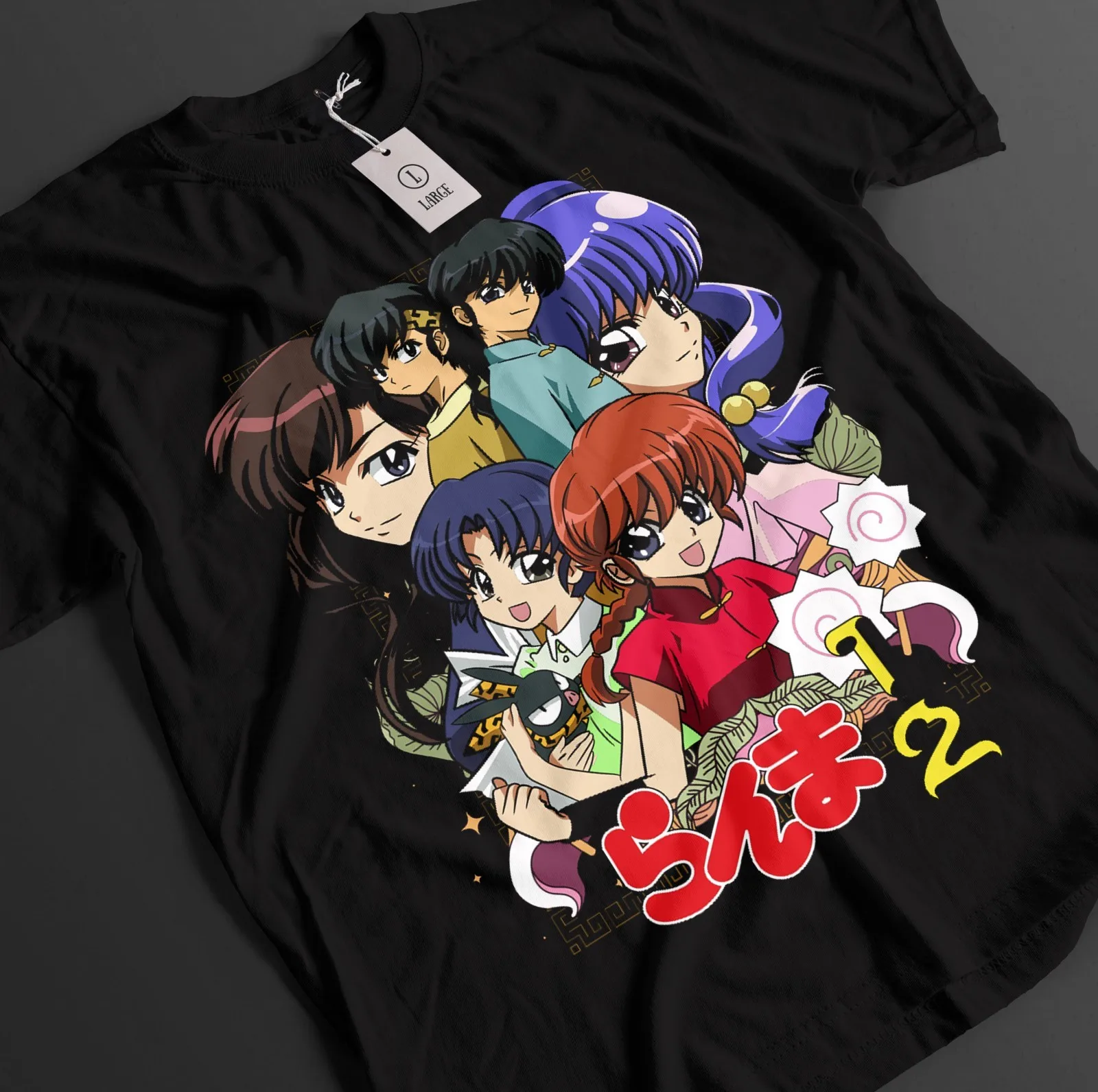 Ranma Shirt Akane Tshirt Ryoga T-Shirt Shampoo Top Genma Anime Ukyo Happosai Tee
