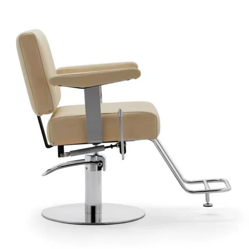 الذراع بيرم كراسي الحلاق صبغ الشعر ميتا قابل للتعديل الاسترخاء كراسي الحلاق الفاخرة الحديثة صالون الأثاث سيلا دي Peluquería Lslfy