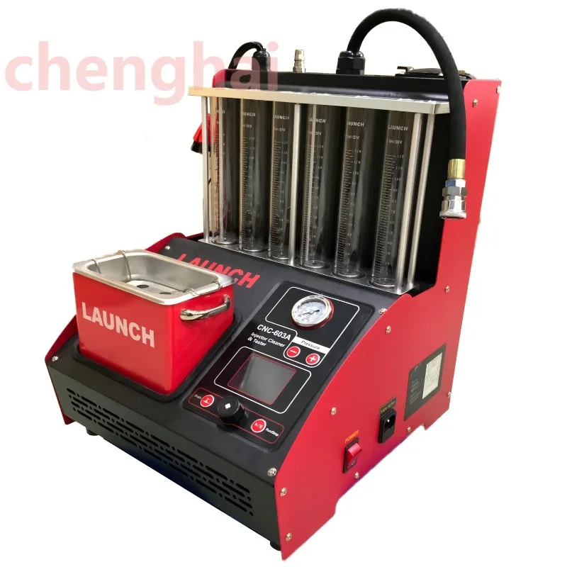 CNC-603 110V/220V 6 Cylinders Ultrasonic Fuel Injector Cleaner Cleaning Machine And Tester Test Bench