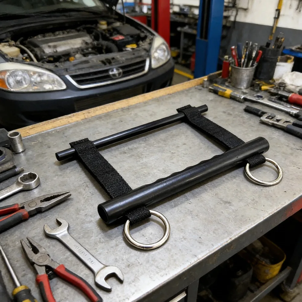 

Auto Dent Repair Tool Double Rod Support Positioning Auxiliary Nylon Rod Pit Dent Roof Repair Accessories Bracket Tool