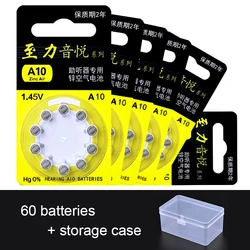 Hearing Aid Batteries 10 a10 10a p10 pr70 Fresh Date Zinc Air Battery 1.45V for CIC Complete In Canal Hearing Aids with Box