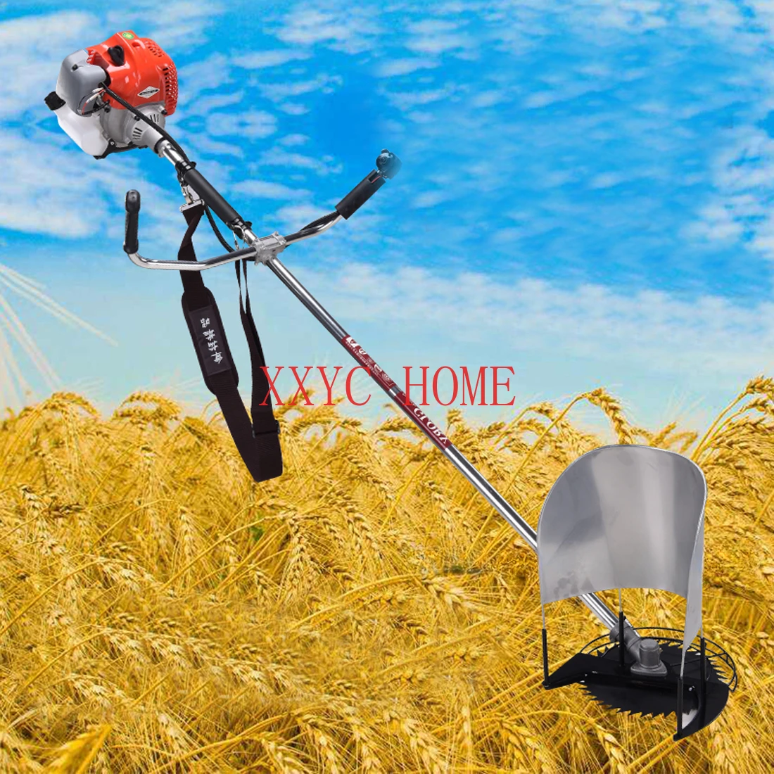 Wheat Harvester Agricultural Small Grain Mower Rice Household Lawn Mower Cutting Wheat Artifact Weeding Machine