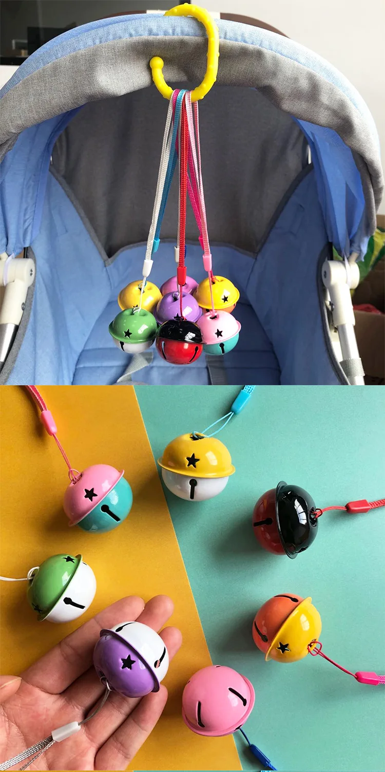 Infant Toddler Rattles Toys For Baby  Crib bell Pram Hanging Colorful pentagram Toys Christmas  Appease Doll Bed  Accessories