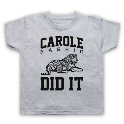 

TIGER KING CAROLE BASKIN DID IT BIG CAT OWNER HUSBAND WOMENS T-SHIRT