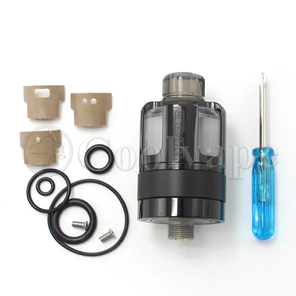 Wolfcoolvape Aviator Style RTA 22mm Atomizer 3.5ml 316SS PCTG Tank MTL DL 4 مدخل هواء خزان Vape قابل لإعادة البناء للسجائر الإلكترونية