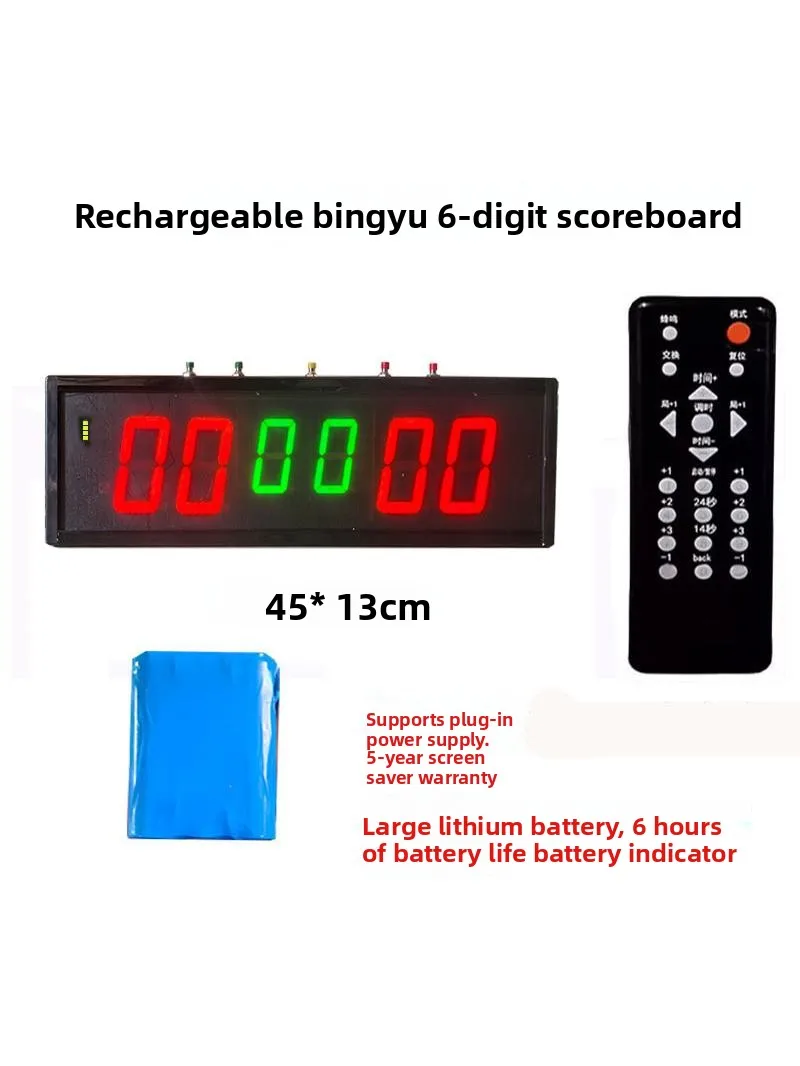 Basketball Game Electronic LED Flip Scoreboard Scorekeeper Timer Football Table Tennis Billiards Indoor IP65 5v