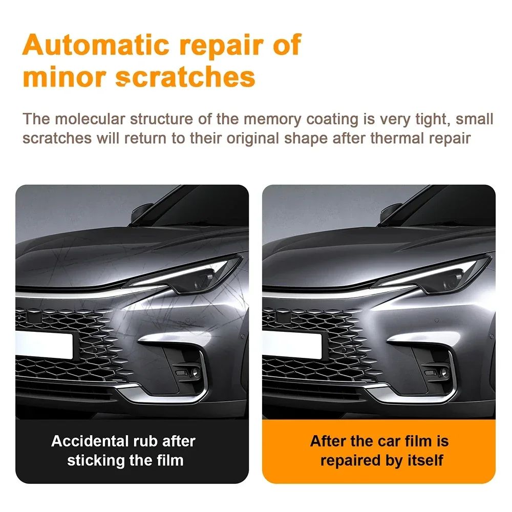 لكزس LBX 2023 2024 2025 المصباح الرؤية الخلفية B C أعمدة طبقة حماية من البولي يوريثان المضادة للخدش قبل قطع PPF واضح البرازيلي مقاومة عدة