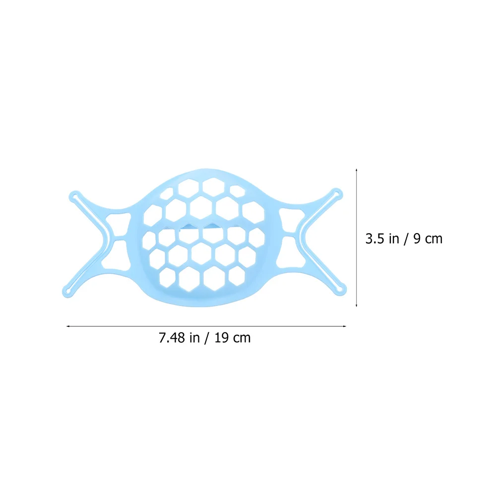 

4pcs Silicone Mask Inner Support Bracket 3D Mask Holder for Comfortable Breathing Durable Mask Stand Practical Face Mask Cushion