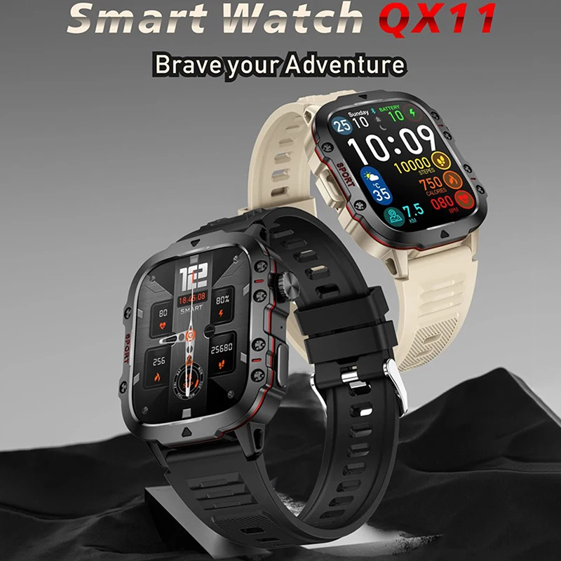 

Смарт-часы для занятий спортом на открытом воздухе, 2,01-дюймовый HD-экран, светодиодный фонарик, Bluetooth, умные часы с функцией разговора для мужчин и женщин, подарки на праздник