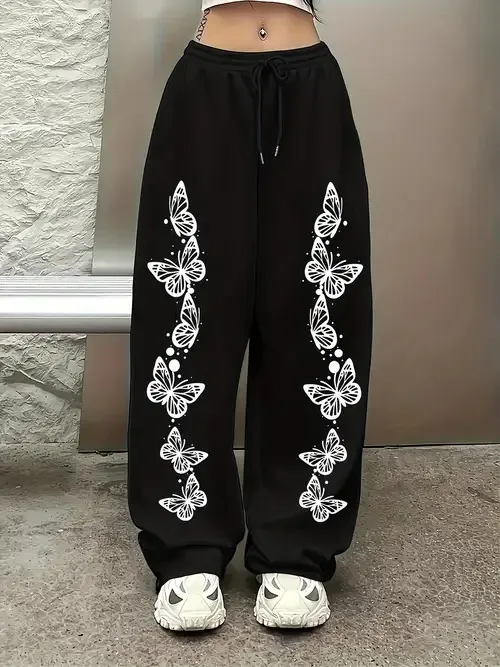 

Sweatpants High Street Hip Hop Casual Pants Men Harajuku Y2K Oversized Sport Winter Fall Super Handsome Men's Straight Leg Pants